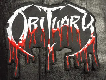 OBITUARY…  Embroidered Backpatch  (death metal)   U.SA   201*