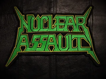 NUCLEAR ASSAULT…   Embroidered Backpatch  (thrash metal)    U.S.A   202*