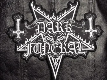DARK FUNERAL  Embroidered Backpatch  (black metal)   Sweden   103*