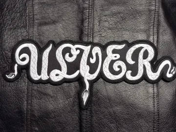 ULVER…  Embroidered Backpatch  (folk black)   Norway   111*
