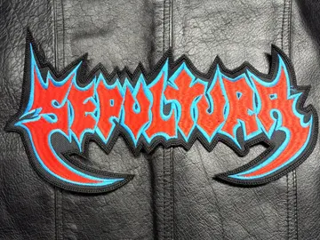 SEPULTURA…  Embroidered Backpatch  (death thrash)  Brazil   186*