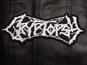 CRYPTOPSY…  Embroidered Backpatch (death grind)    Canada   386*