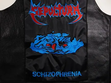 SEPULTURA…  Embroidered Backpatch  (death thrash)   Brazil   316*