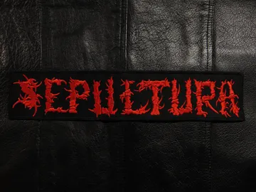 SEPULTURA…  Embroidered Backpatch  (death thrash)  Brazil   317*