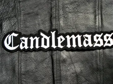 CANDLEMASS…    Embroidered Backpatch  (doom metal)   Sweden   333*