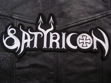 SATYRICON…  Embroidered Backpatch  (black metal)  Norway   163*