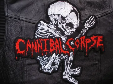 CANNIBAL CORPSE…   Embroidered Backpatch  (death metal)    U.S.A   175*