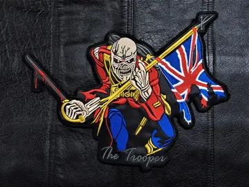 IRON MAIDEN…  Embroidered Backpatch  (nwobhm)  U.K   377*