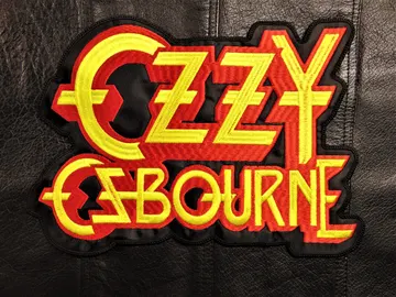 OZZY OZBOURNE…   Embroidered Backpatch  (heavy metal)    U.K   468*