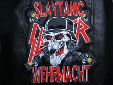 SLAYER…  Embroidered Backpatch  (thrash metal)    U.S.A   434*