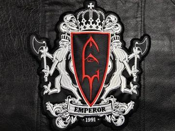 EMPEROR…   Embroidered Backpatch  (black metal)  Norway   432*