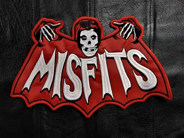 MISFITS…   Embroidered Backpatch  (punk rock)    U.S.A   462*