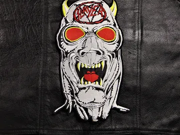 SLAYER…  Embroidered Backpatch  (thrash metal)  U.S.A   390*