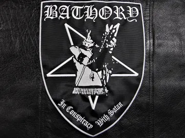 BATHORY…  Embroidered Backpatch  (epic black)    Sweden   473*