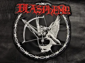 BLASPHEMY…   Embroidered Backpatch   (war metal)    Canada   125*