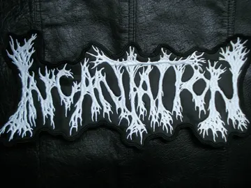 INCANTATION…  Embroidered Backpatch  (black death)   U.S.A   283*
