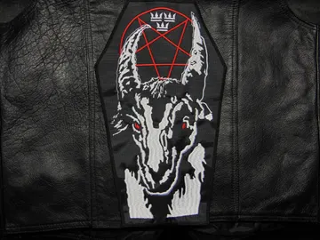 BATHORY…  Embroidered Backpatch (epic black)     Sweden   028*