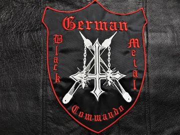 NARGAROTH…  Embroidered Backpatch  (black metal)    Germany   442*