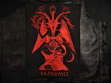 BAPHOMET  Embroidered Backpatch (black metal)    RACK008*