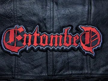 ENTOMBED…  Embroidered Backpatch  (death metal)   Sweden   205*