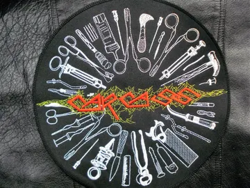 CARCASS  Embroidered Backpatch  (death grind)   U.K   018*