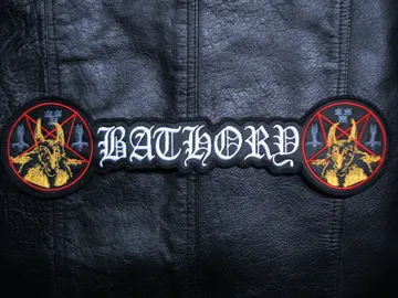 BATHORY…    Embroidered Backpatch    (epic black)    Sweden   393*