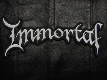 IMMORTAL…  Embroidered Backpatch  (black metal)   Norway   257*
