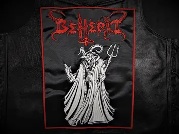 BEHERIT…   Embroidered Backpatch   (black metal)   Finland   RACK036*
