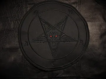 BAPHOMET SATAN   Embroidered Backpatch (black metal)   RACK026*