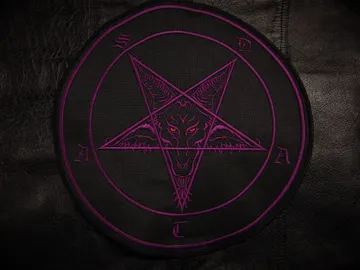 BAPHOMET SATAN…  Embroidered Backpatch (black metal)   RACK025*