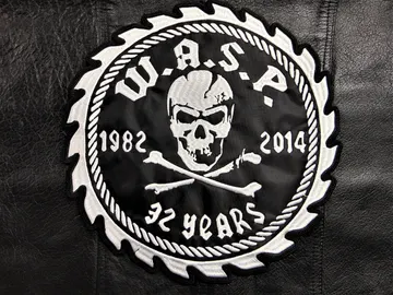 W.A.S.P   Embroidered Backpatch  (heavy metal)    U.S.A   461*