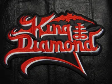 KING DIAMOND…  Embroidered Backpatch  (heavy metal)    Denmark   278*