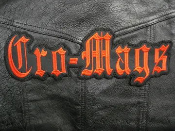 CRO-MAGS…  Embroidered Backpatch  (hardcore thrash)    U.S.A   211*