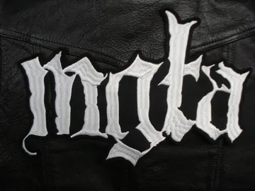 MGLA  Embroidered Backpatch  (black metal)    Poland   460*