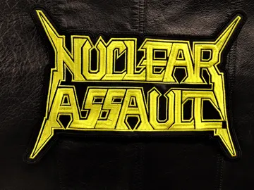 NUCLEAR ASSAULT…  Embroidered Backpatch  (thrash metal)    U.S.A   337*