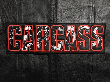 CARCASS…   Embroidered Backpatch  (death grind)    U.K   472*