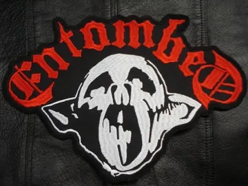 ENTOMBED  Embroidered Backpatch  (death metal)   Sweden   024*