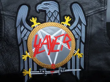 SLAYER…  Embroidered Backpatch  (thrash metal)    U.S.A   304*