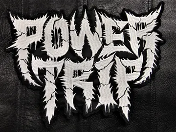 POWER TRIP…   Embroidered Backpatch  (hardcore)    U.S.A   004*