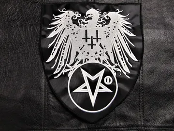 SATANIC WARMASTER…  Embroidered Backpatch  (black metal)   Finland   301*