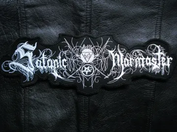 SATANIC WARMASTER…  Embroidered Backpatch  (black metal)  Finland   318*
