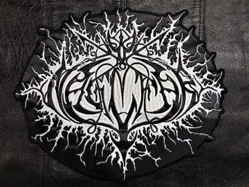 NAGLFAR  Embroidered Backpatch  (melodic black)  Sweden   305*