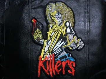 IRON MAIDEN…  Embroidered Backpatch  (nwobhm)    U.K   255*