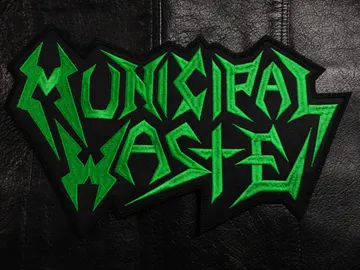 MUNICIPAL WASTE…  Embroidered Backpatch  (thrash metal)   U.S.A   306*