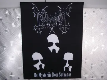 MAYHEM …De Mysteriis Dom Sathanas ll… Official Screen/print Backpatch  (black metal)   Norway   RACK034
