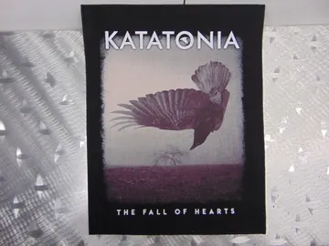 KATATONIA   The Fall Of Hearts   Official Screen/Print Backpatch  (doom black)   Sweden   MAY36