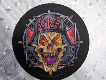 SLAYER  Slayer   Official Screen/Print Backpatch  (thrash metal)   U.S.A   (RACK091)
