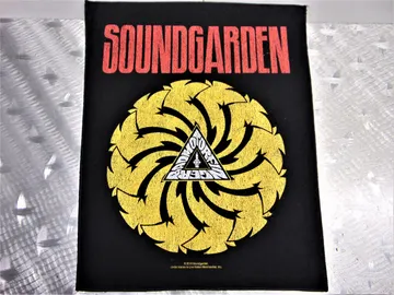 SOUNDGARDEN  “Badmotorfinger” Screen-Printed Backpatch (grunge)   U.S.A