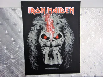 IRON MAIDEN  Finger   Official Screen/Print Backpatch  (nwobhm)   U.K   RACK048