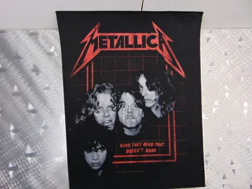 METALLICA…  Bang That Head That..   Official Screen/Print Backpatch  (thrash metal)   U.S.A    MAY08